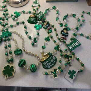 St. Patrick's Day Beaded Necklaces